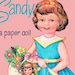 Vintage Paper Doll Printable PDF • sandy Paper Doll JPEG • 50s 1950s ...