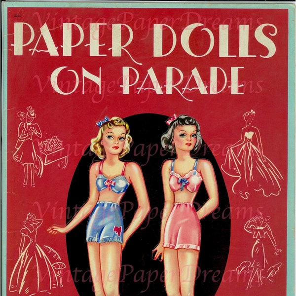 Paper Doll Books - Etsy