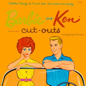 Barbie Paper Doll Printable PDF • barbie Ken Paper Doll • Vintage 60s ...