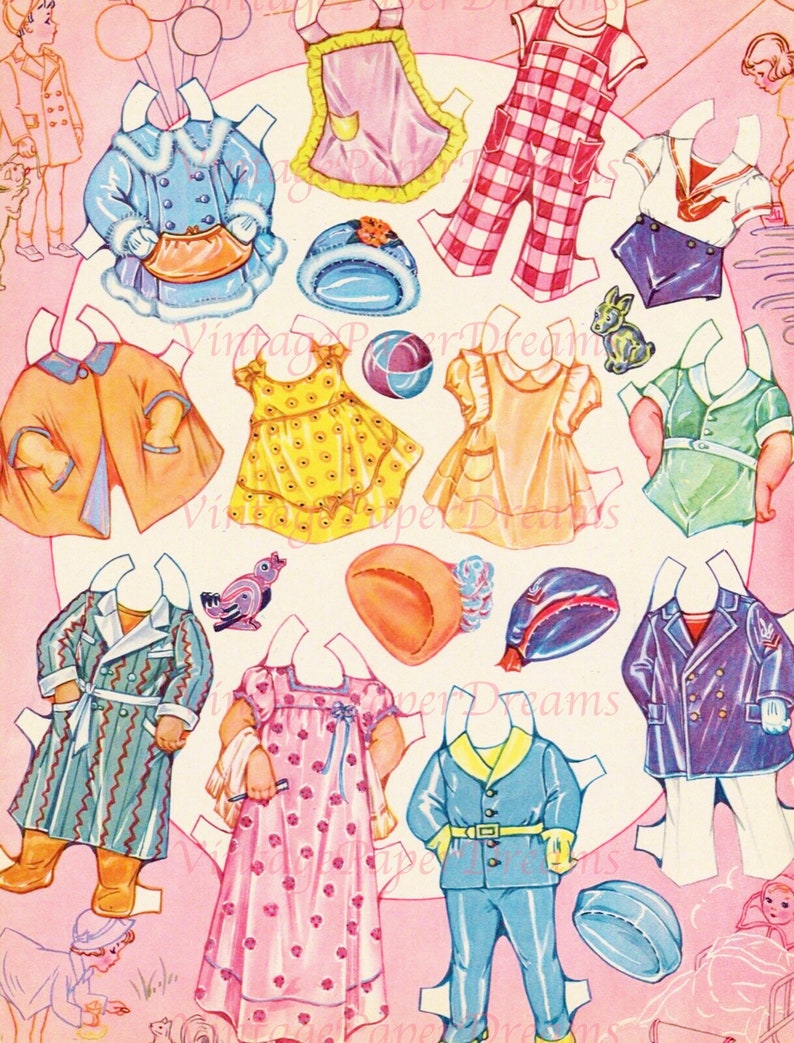 Vintage Paper Doll Printable PDF - Il 794xN.4309744227 G05z 