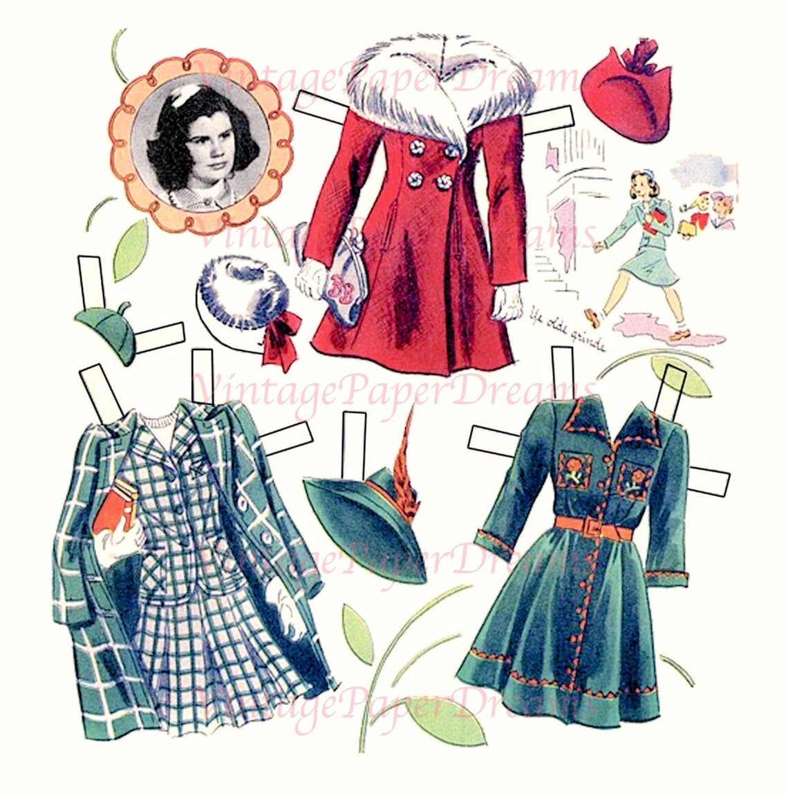 Vintage Paper Doll Printable PDF betty Brewer Paper Doll - Etsy