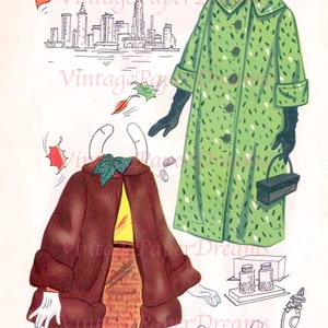 Vintage Paper Doll Printable PDF Nancy Takes a Trip Paper Doll 60s ...