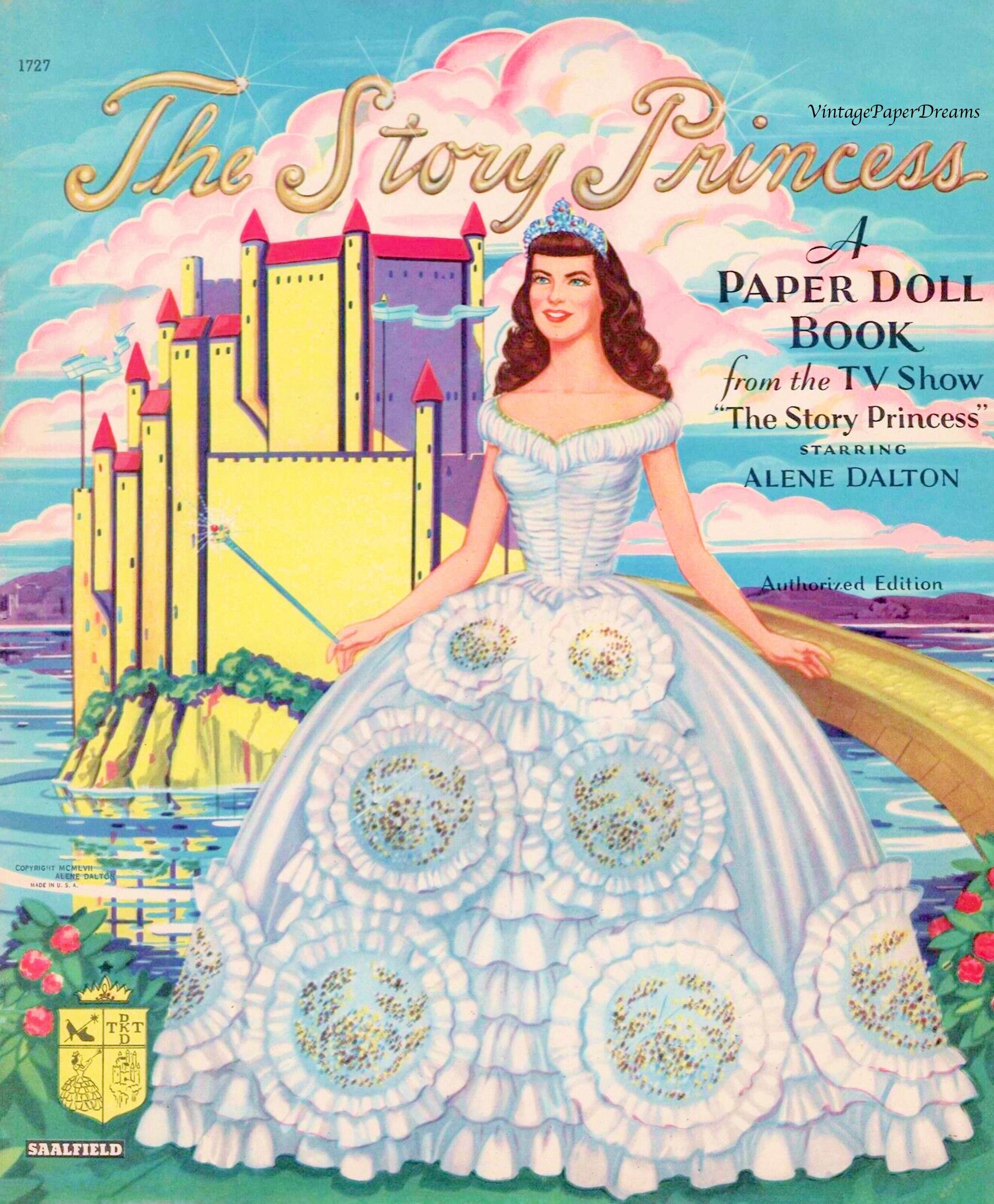 Vintage Paper Doll Printable PDF the Story Princess Paper Doll 50s ...