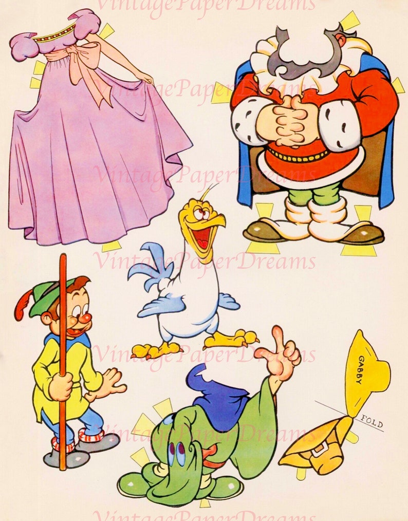Vintage Paper Doll Printable PDF Scootles and Kewpie Paper Doll 30s ...