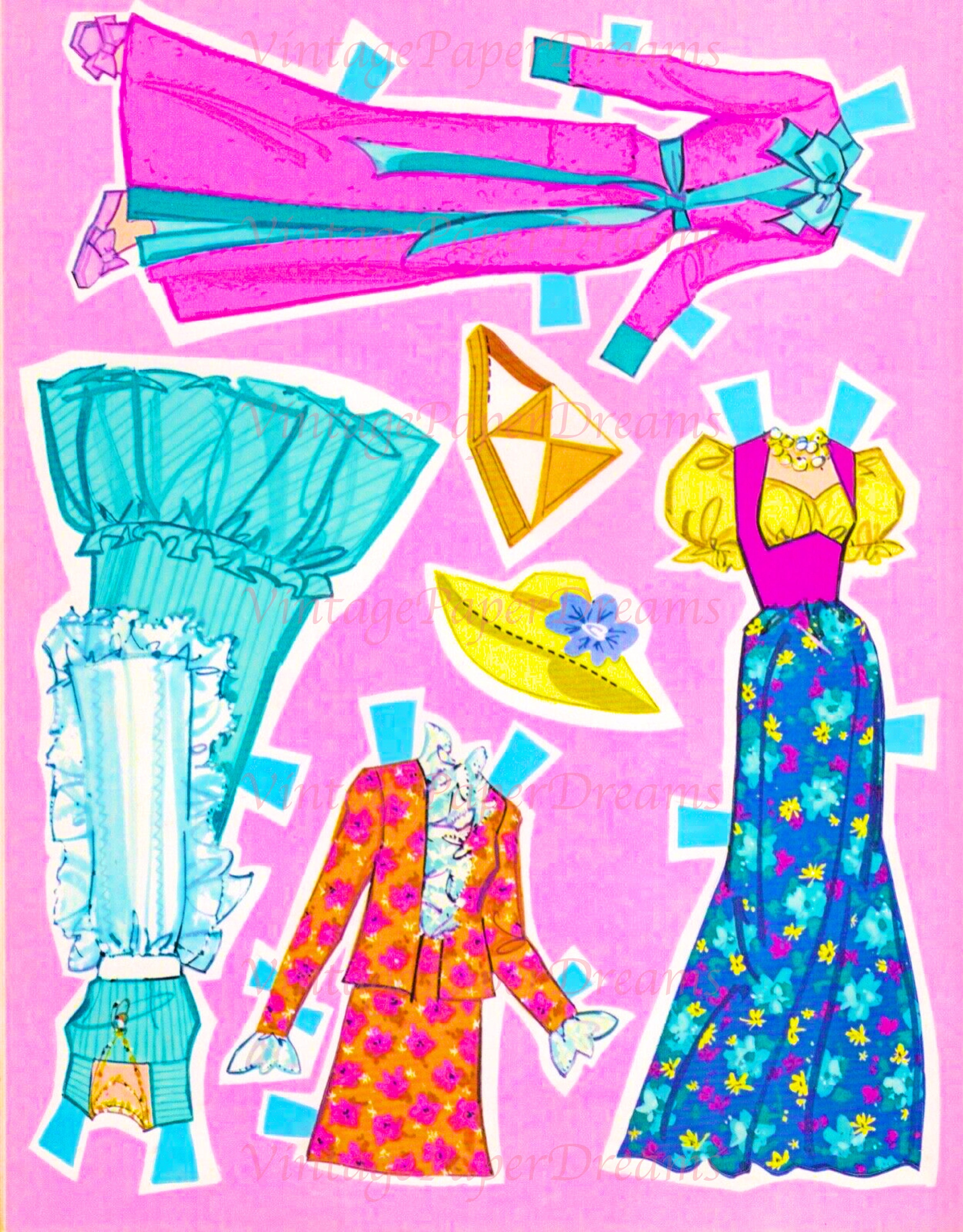 Vintage Paper Doll Printable PDF barbie's Sweet 16 - Etsy