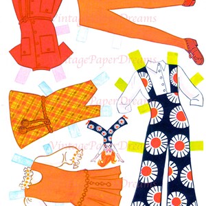 Vintage Paper Doll Printable PDF • crissy Paper Doll • 70s 1970s Paper ...
