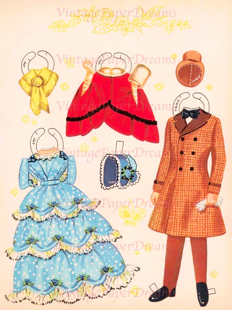 Vintage Paper Doll Printable PDF - Il 794xN.4230185111 Qxr8 