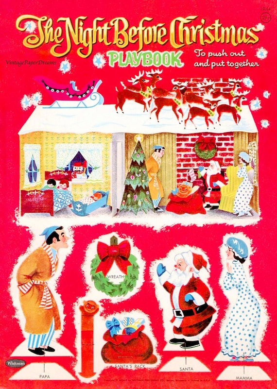 Christmas Paper Doll Book