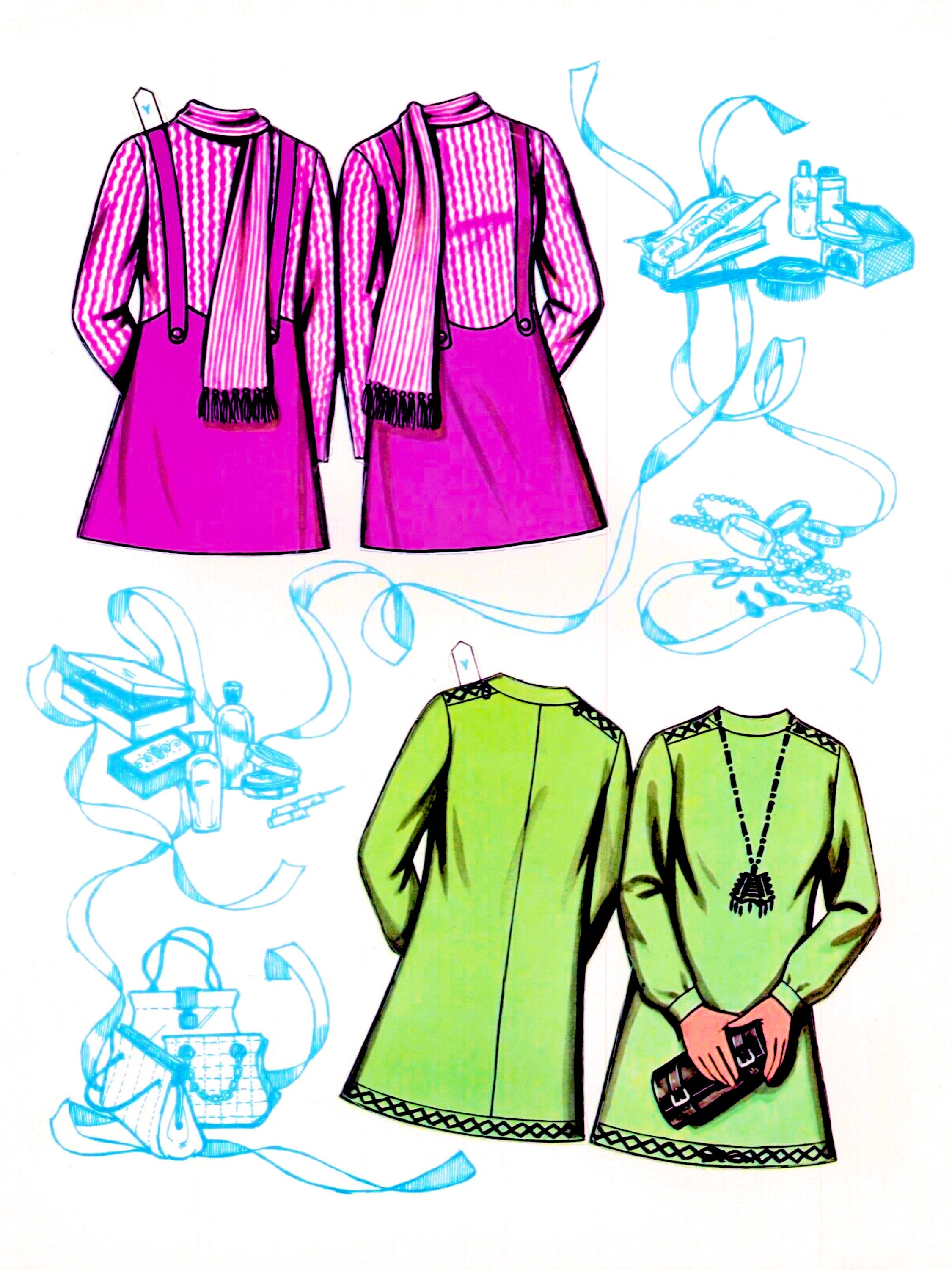 vintage-paper-doll-printable-pdf-brunette-fashion-doll-70s-1970s-paper