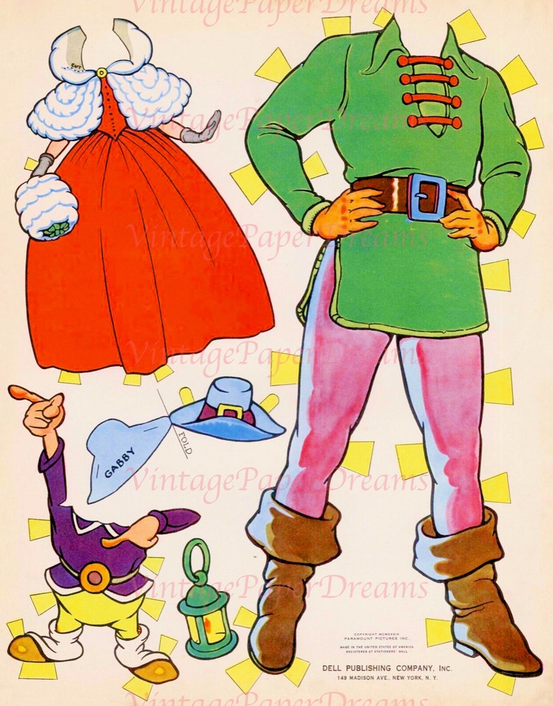 Vintage Paper Doll Printable PDF Scootles and Kewpie Paper Doll 30s ...