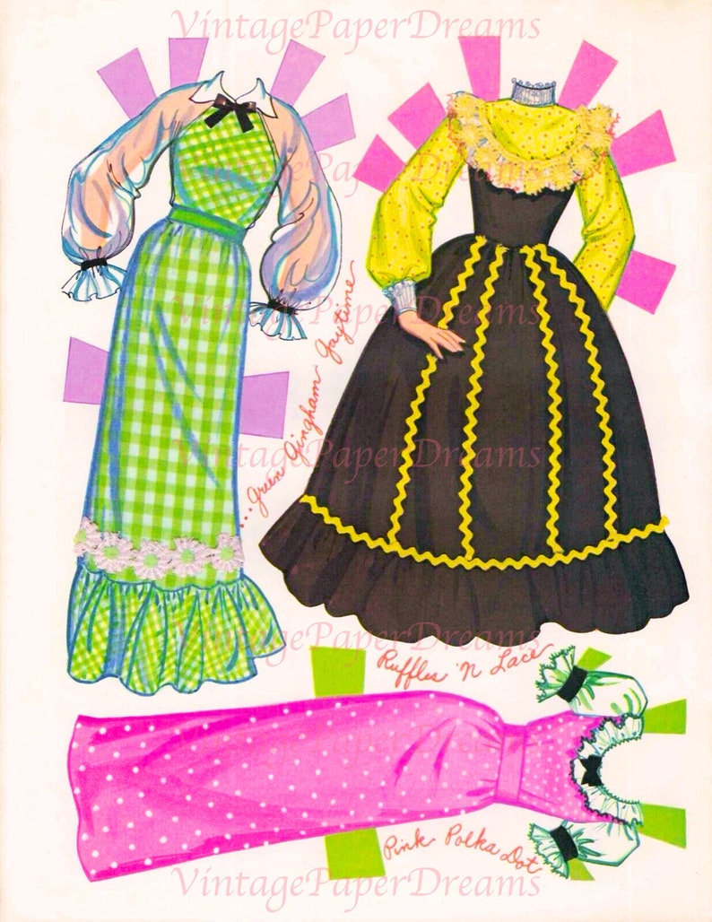 Barbie Paper Doll Printable PDF skipper Barbie Paper Doll - Etsy