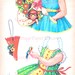 Vintage Paper Doll Printable PDF • sandy Paper Doll JPEG • 50s 1950s ...