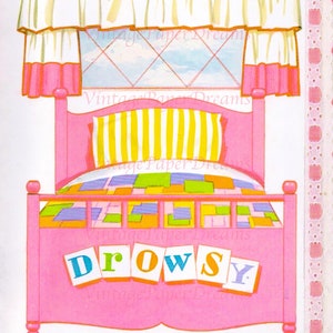 Vintage Paper Doll Printable PDF • drowsy Baby Paper Doll • 70s 1970s ...