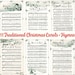 Vintage Printable Christmas Carol Sheet Music PDF Traditional Advent ...