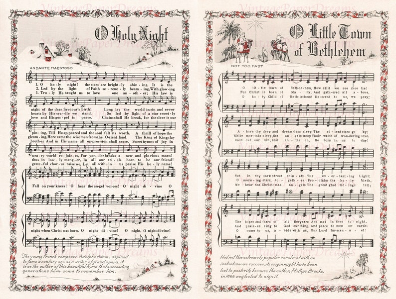 vintage-printable-christmas-carol-sheet-music-pdf-traditional-advent-hymn-song-antique-wrapping