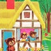 Vintage Paper Doll Printable PDF Goldilocks Three Bears - Etsy