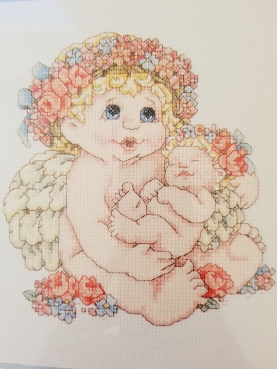Just Cross Stitch BUNNY LOVE DREAMSICLES NIP Counted Cross Stitch Kit!