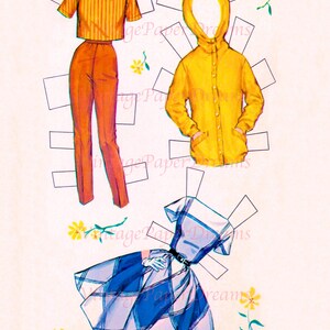 Vintage Paper Doll Printable PDF • barbie Ken Paper Doll • 60s 1960s ...