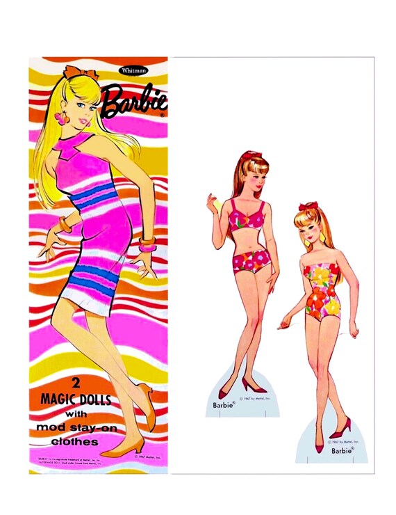 Vintage barbie sale paper dolls