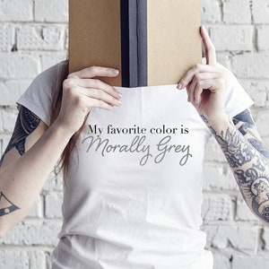 My Favorite Color is Morally Grey Unisex Softstyle T-Shirt