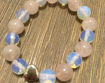 Rose quartz, Opal