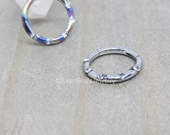 Sold Individually Inspiration Dezigns Front Facing Jewel Balls Circular//Horseshoe Barbell