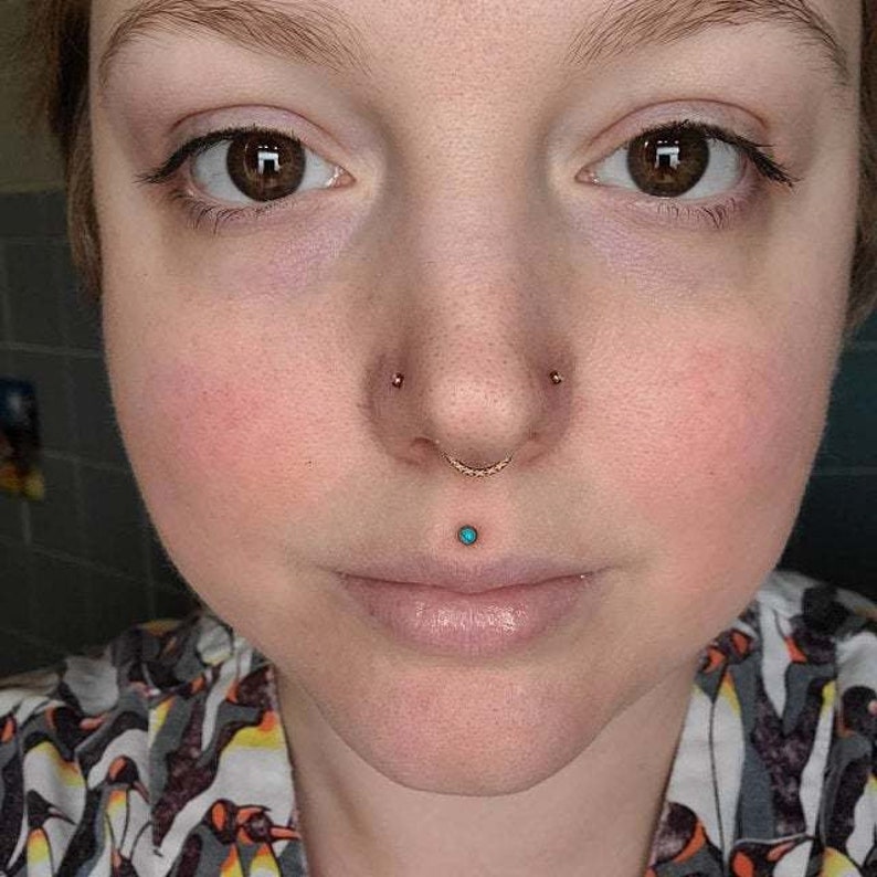 Turquoise flat back earrings Clearance