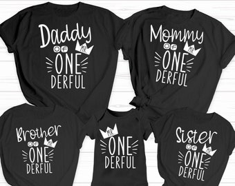 Mr. Onederful Family svg/ Mr. Onederful/ First Birthday svg/ First Birthday/ Cricut Cut Files