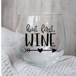 Wine SVG/ Wine Glasses/ Cricut Cut Files/ Cricut SVG/ Wine Glass SVG/ But First Wine svg/ Wine - A Hug in a Glass svg
