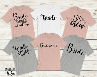 Bridal Party svg Bundle/ I Do Crew svg/ Bride svg/ Bridesmaid svg/ Bride Squad svg/ Cricut Cut Files