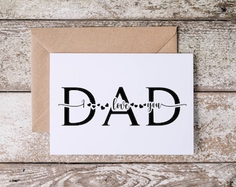 I Love You Dad svg/ We Love You Dad svg/ Love You Dad/ Father's Day svg/ Cricut Cut Files