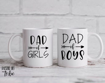 Dad of Boys svg/ Dad of Girls svg/ Girl Dad svg/ Father's Day svg/ Cricut Cut Files