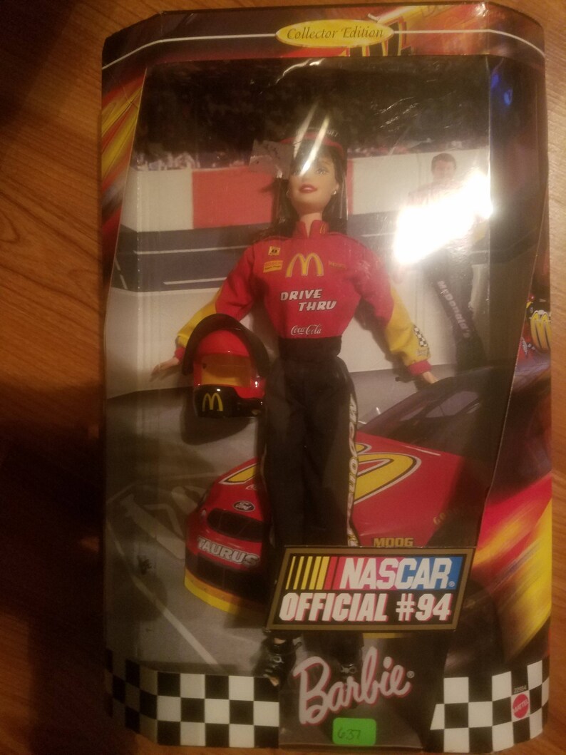 nascar mcdonalds barbie