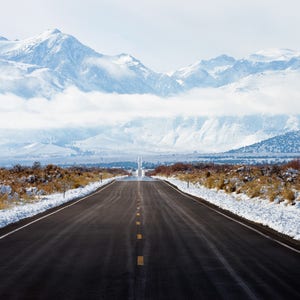 Winter Road | Eastern Sierra, California