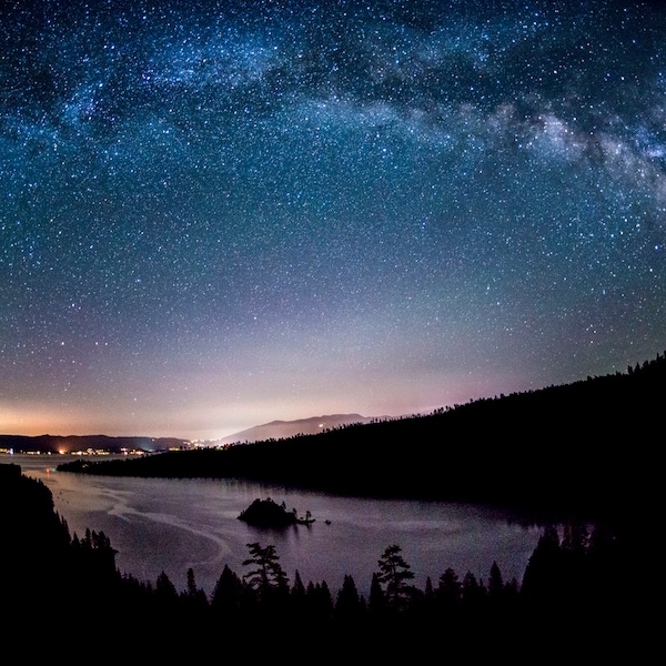 Milky Way Over The Bay | Emerald Bay, Lake Tahoe, California