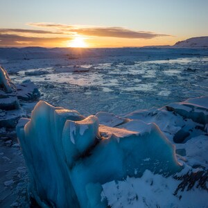 Jokulsarlon Sunset | Iceland