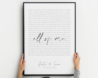 Valentines Anniversary Details about Wedding vintage song lyrics personalised print Any Song Valentines Anniversary Details about Wedding vintage song lyrics personalised print Any Song