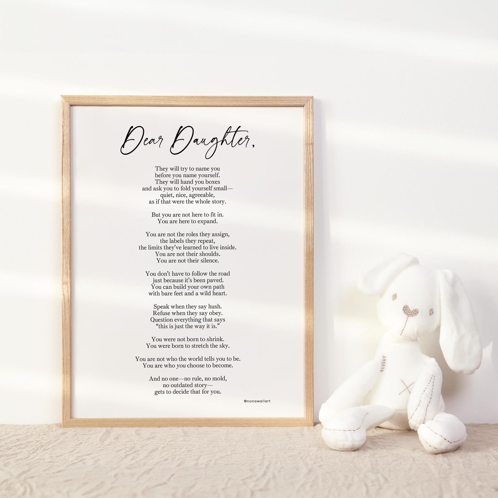 Dear Daughter Poem Print: Empowering Gift From Mom (printable) - Etsy