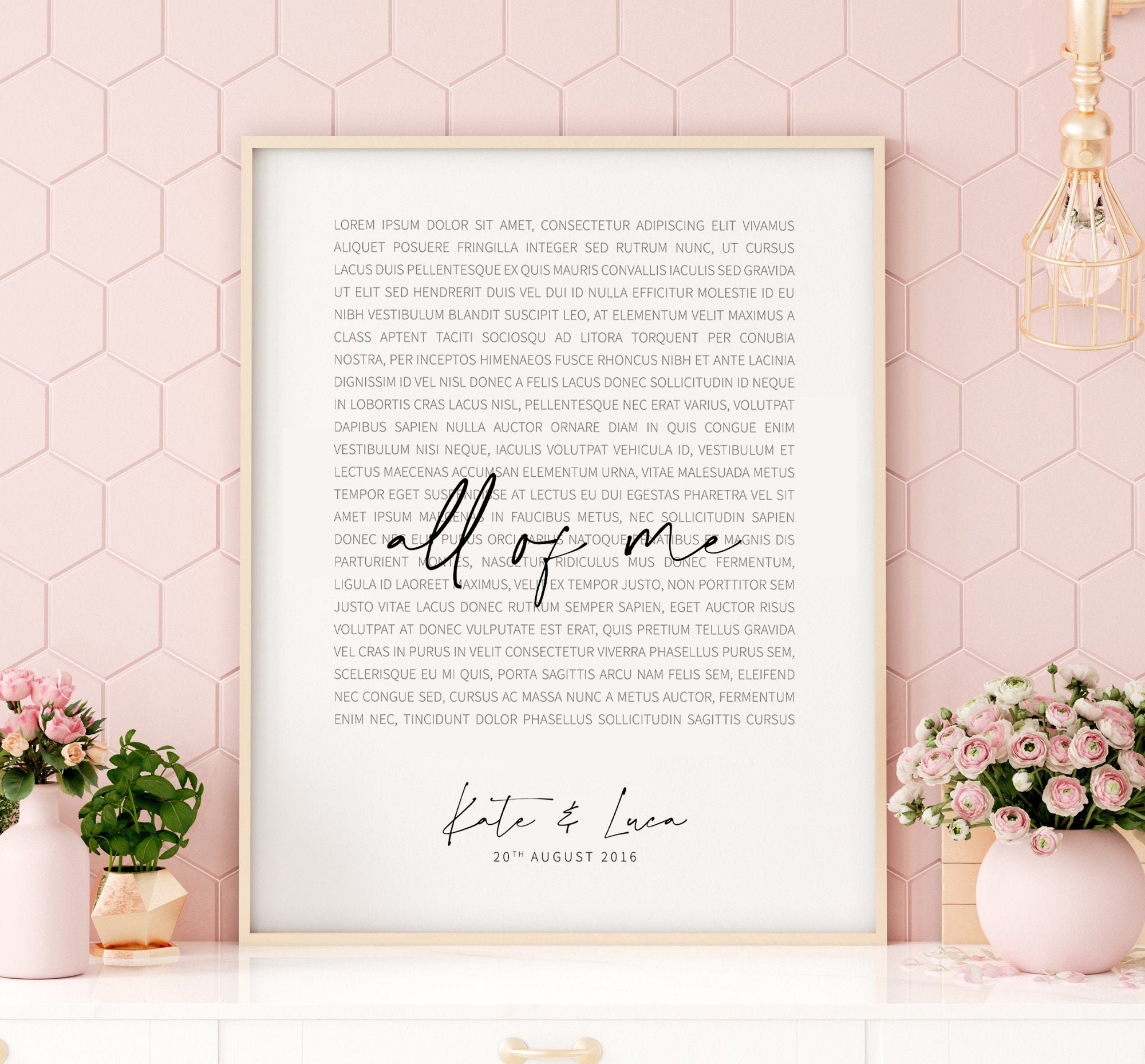 Song Lyrics Wall Art Custom Printable Song Personalized - Etsy