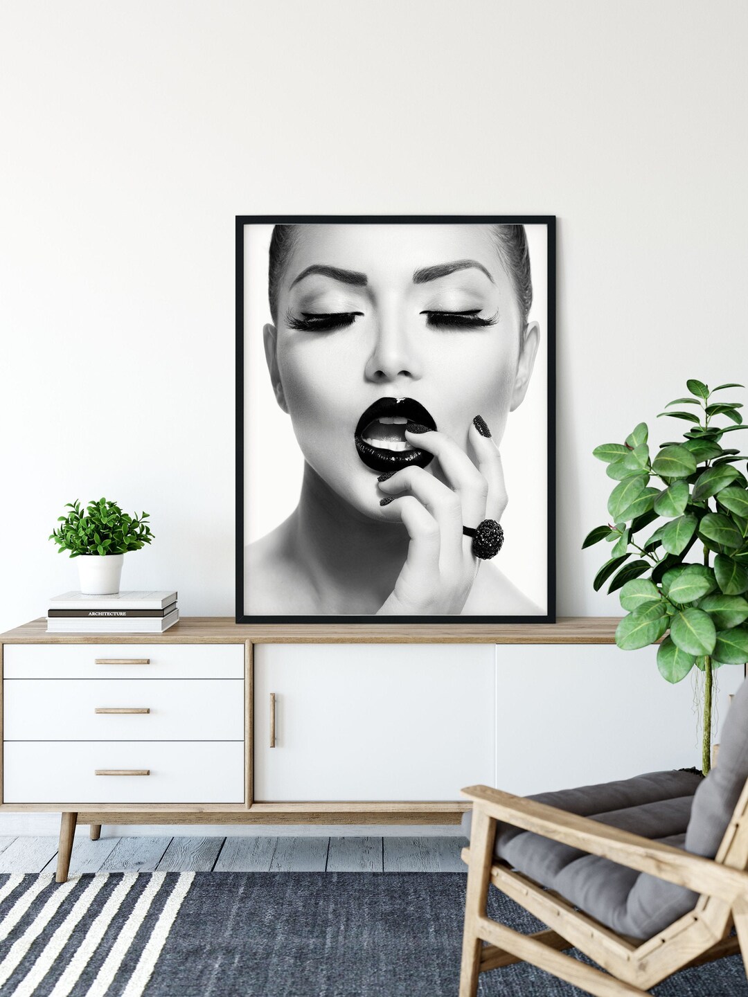 Fashion Wall Art Black and White Fashion Art Photography Etsy