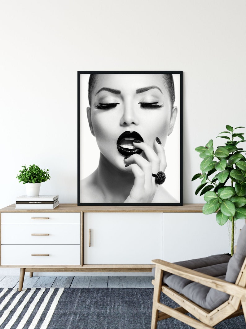 Fashion Wall Art Black and White Fashion Art Photography Etsy