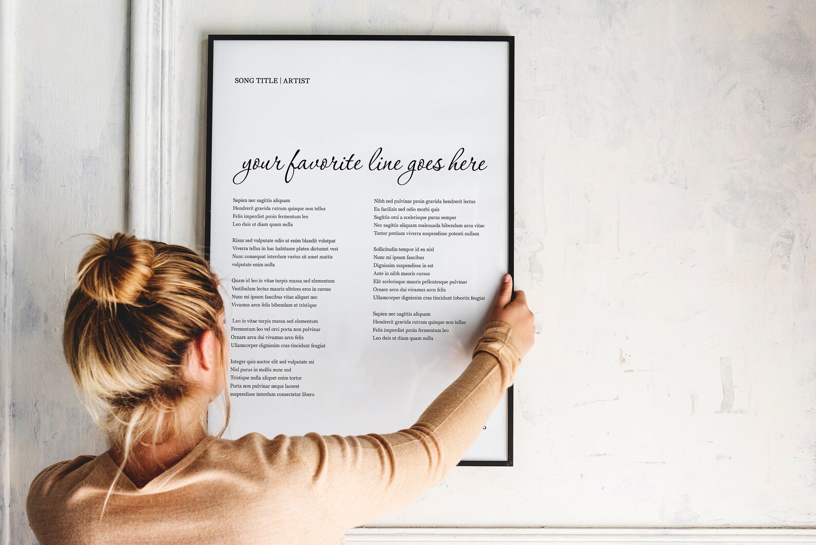 Song Lyrics Wall Art Custom Printable Song Personalized - Etsy
