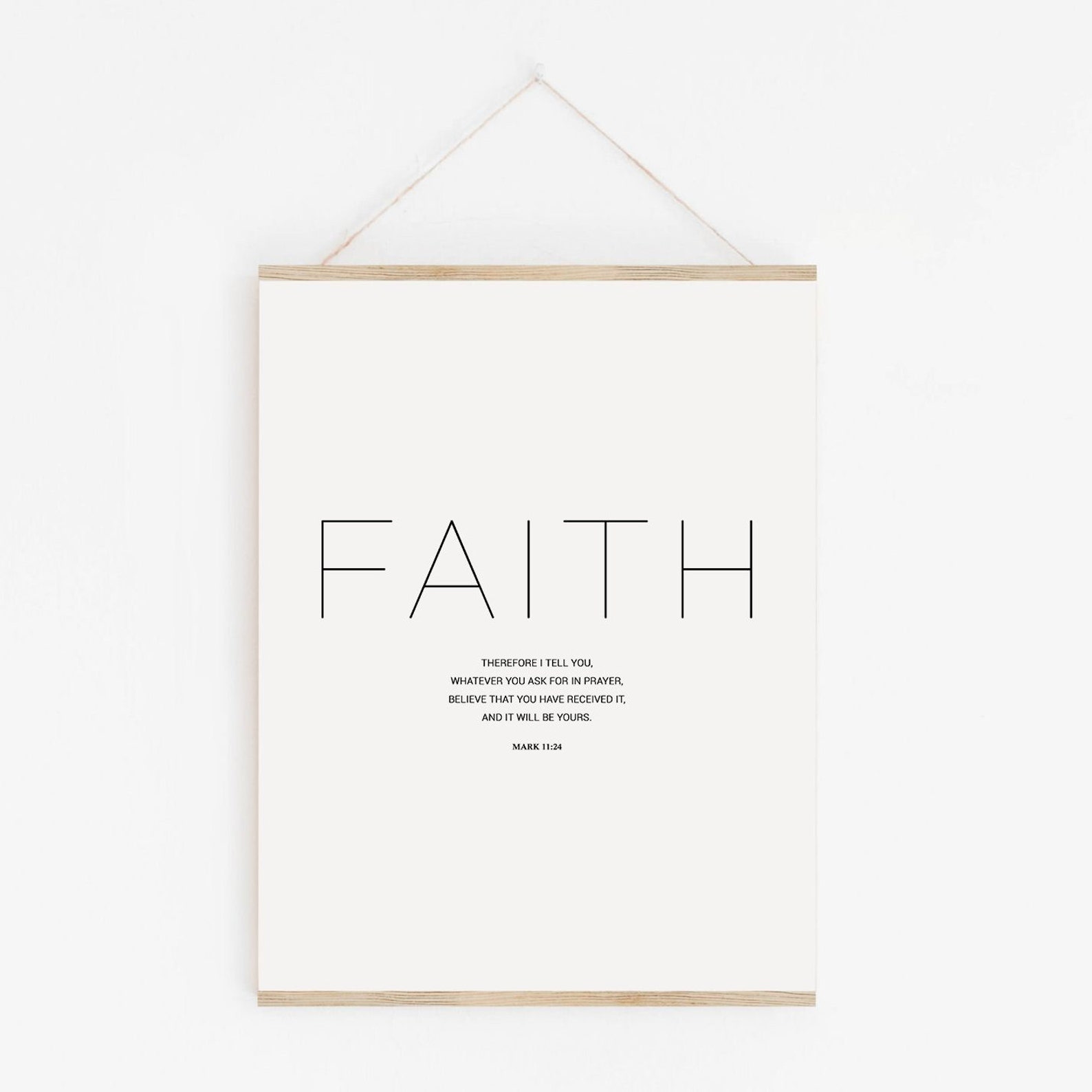 Bible Verse Wall Art Set of 3 Faith Hope Love Print Etsy
