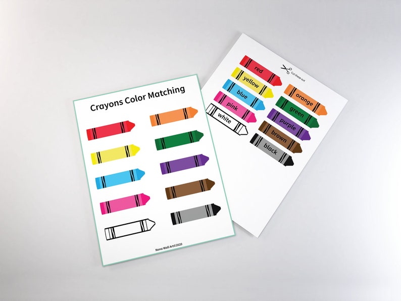 Color Matching Game, Busy Book Printable, Educational Activity, Homeschool Worksheet, Busy Binder for Toddlers image 5