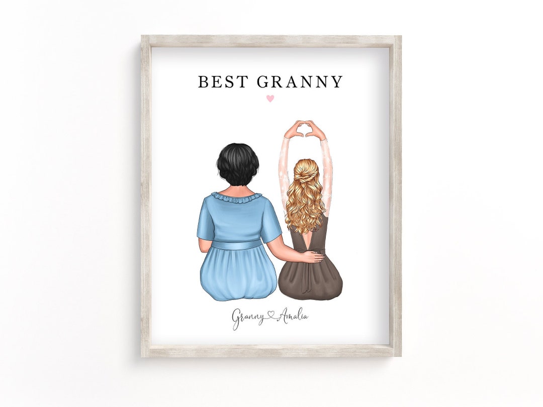 Personalized Goose Wooden Art - Mother's Day Gift Idea For Grandma/ Nana with up to 9 Grandkids