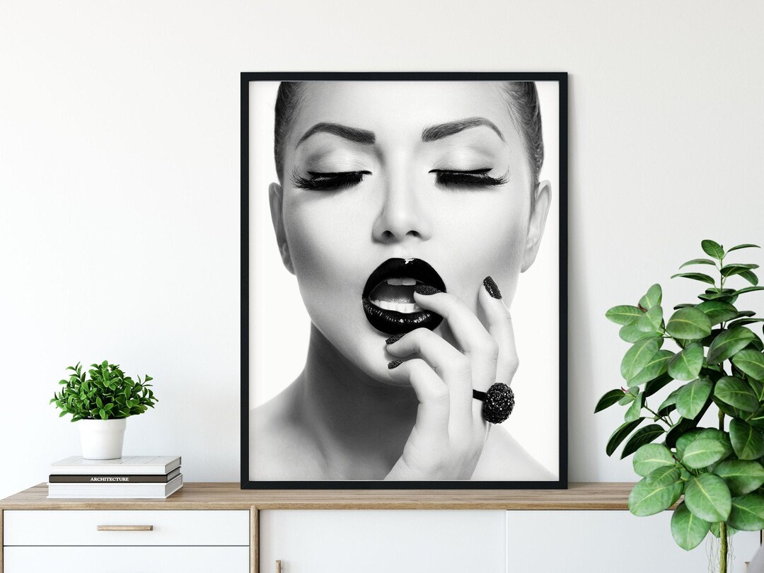 Fashion Wall Art Black and White Fashion Art Photography Etsy