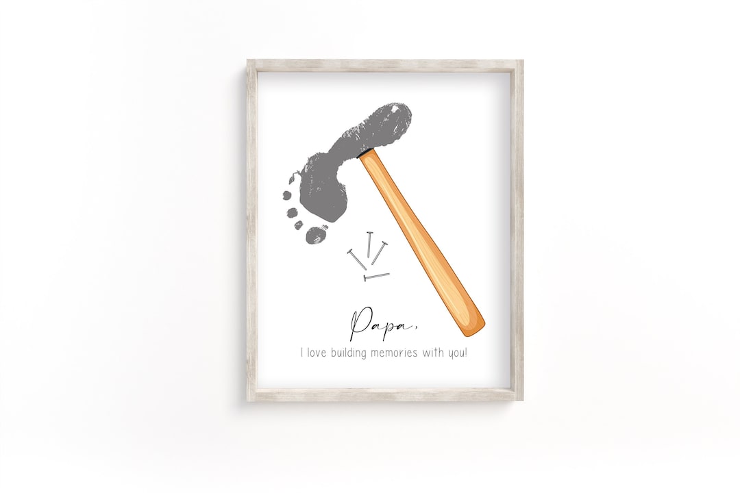 Papa I Love Building Memories With You, DIY Father's Day Gift for Daddy ...