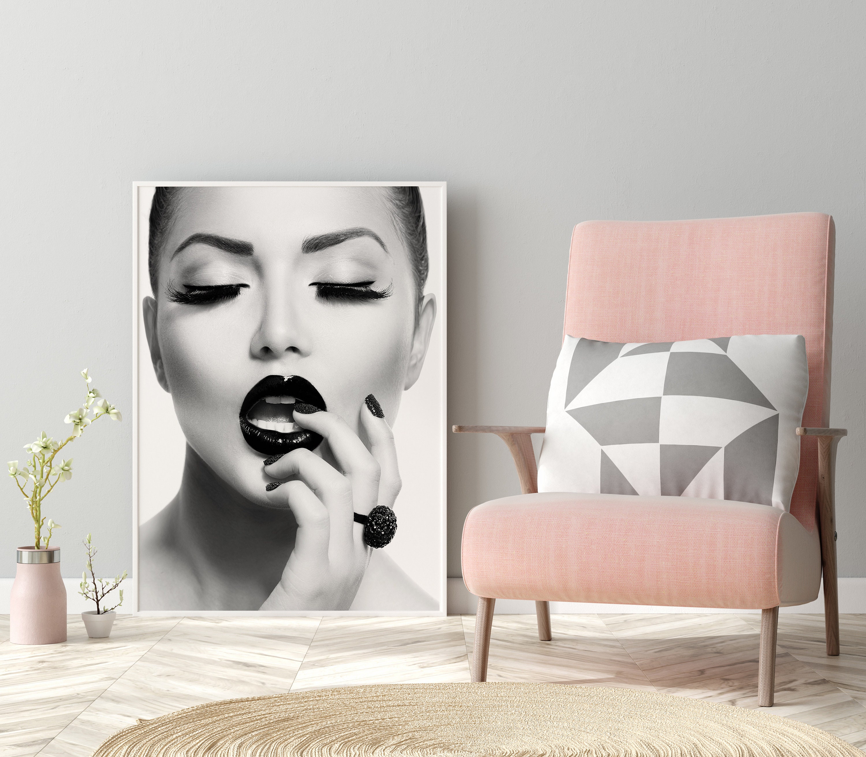 Fashion Wall Art Black and White Fashion Art Photography Etsy