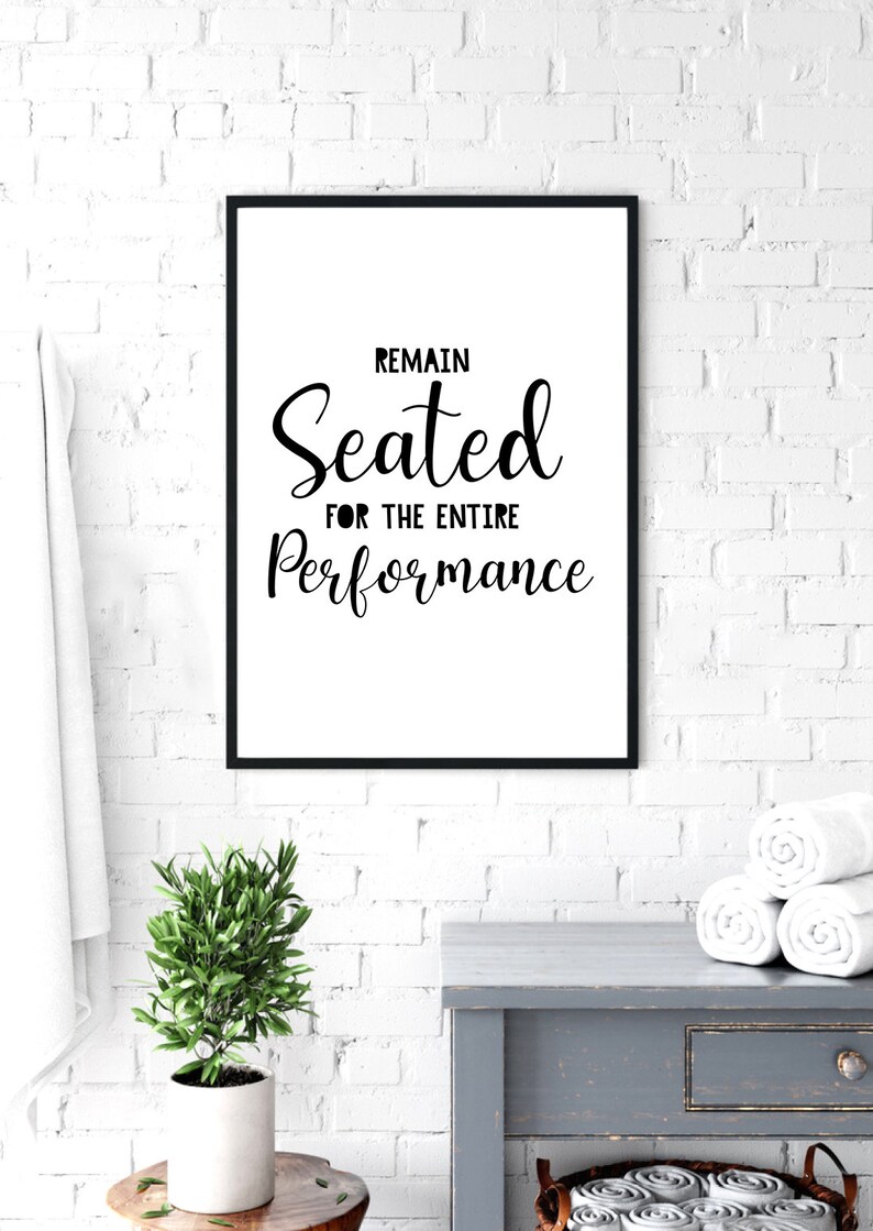 Bathroom Wall Art Wash your Hands Funny Bathroom Wall Decor | Etsy