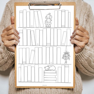 Read 50 Books Challenge: Printable Book Reading Tracker, Reading Planner for Kids & Adults